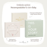Meilensteinkarten Schwangerschaft Beige