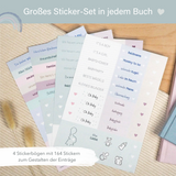 Babyparty Gästebuch blau