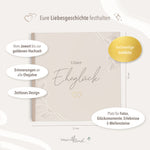 Erinnerungsbuch Hochzeitstage Beige