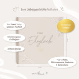 Erinnerungsbuch Hochzeitstage Beige