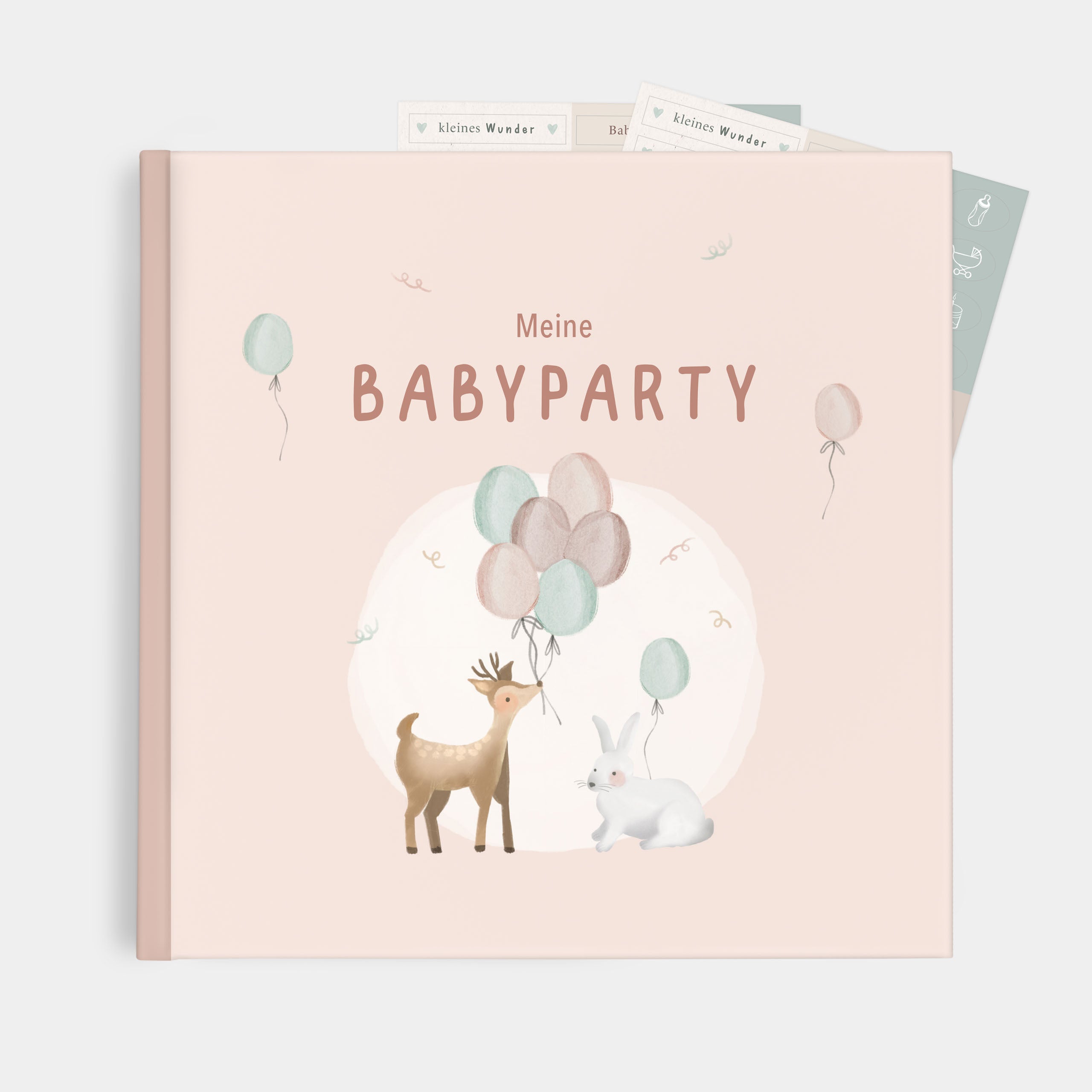Gästebuch Babyparty Rosa