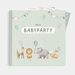 Gästebuch Babyparty Salbei