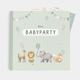 Gästebuch Babyparty Salbei
