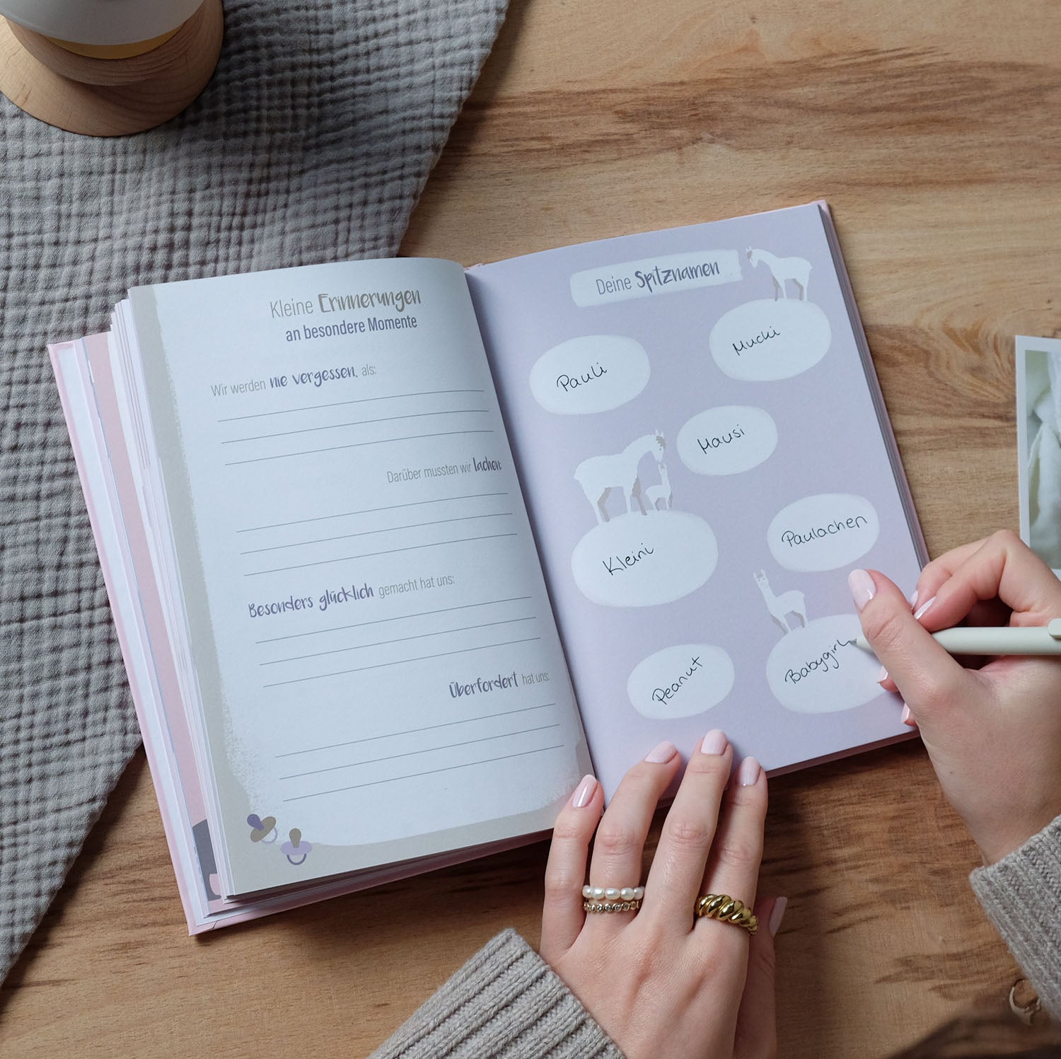 Baby-Tagebuch „Babys erstes Jahr" - Hase