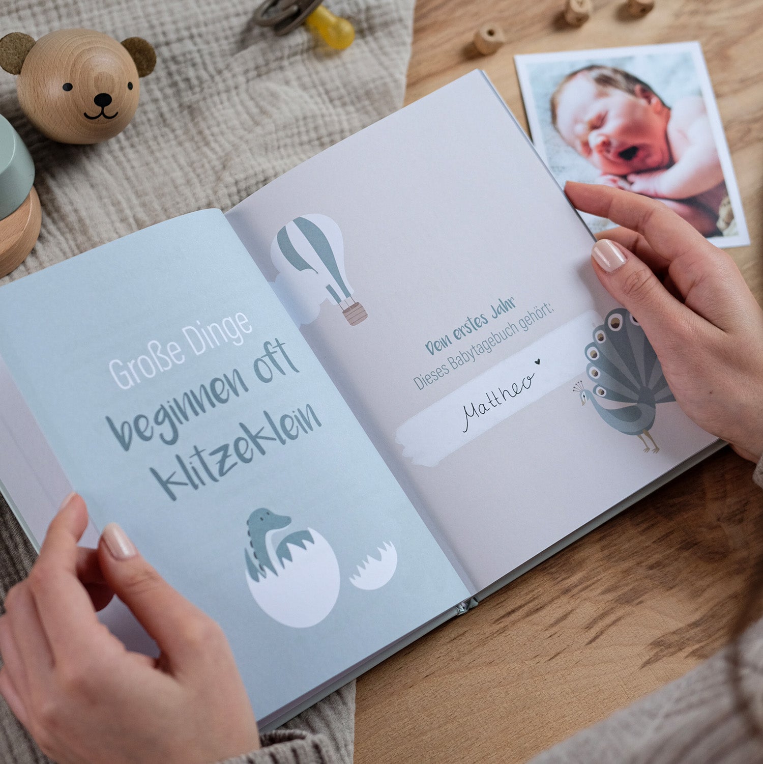 Baby-Tagebuch „Babys erstes Jahr" - Bär