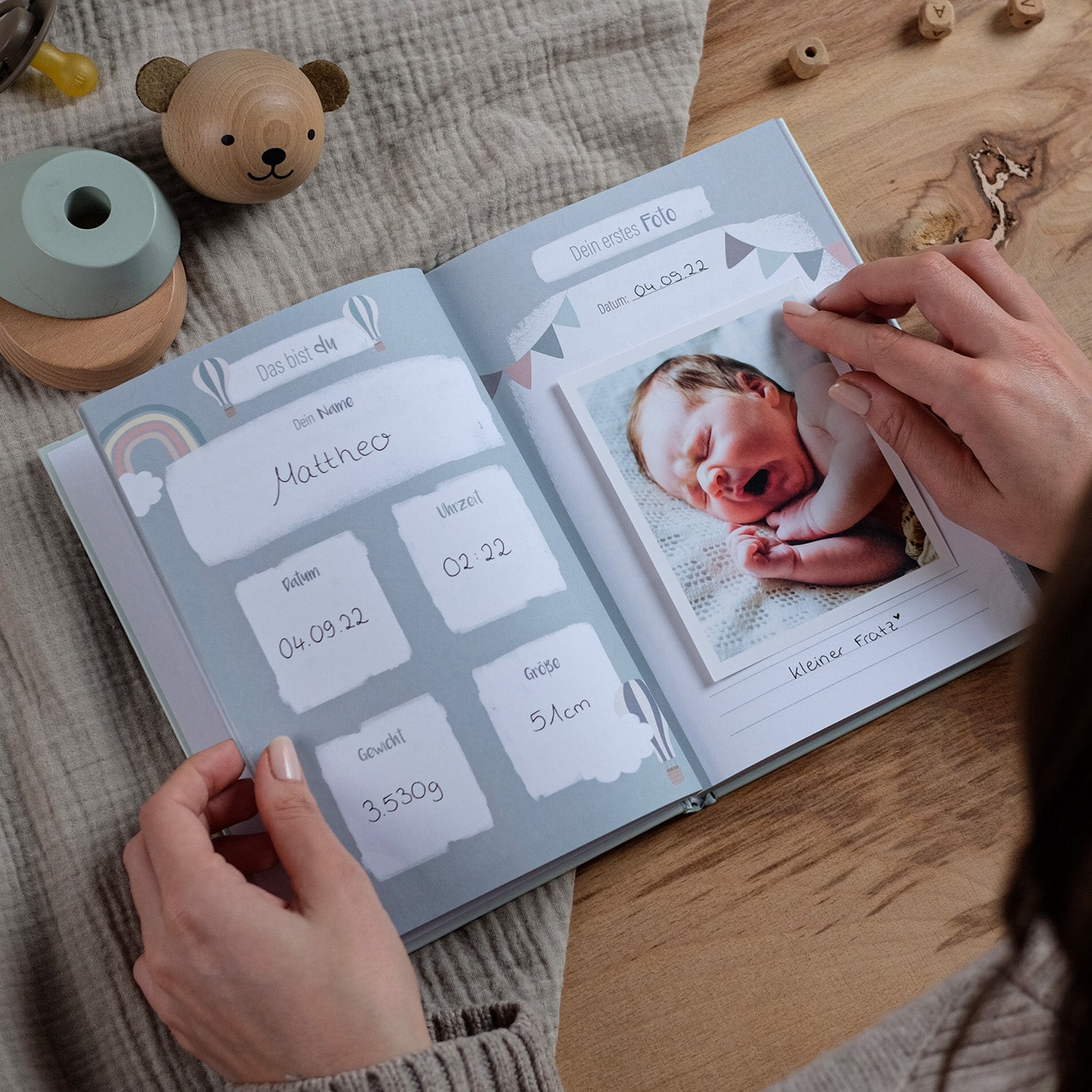 Baby-Tagebuch „Babys erstes Jahr" - Bär
