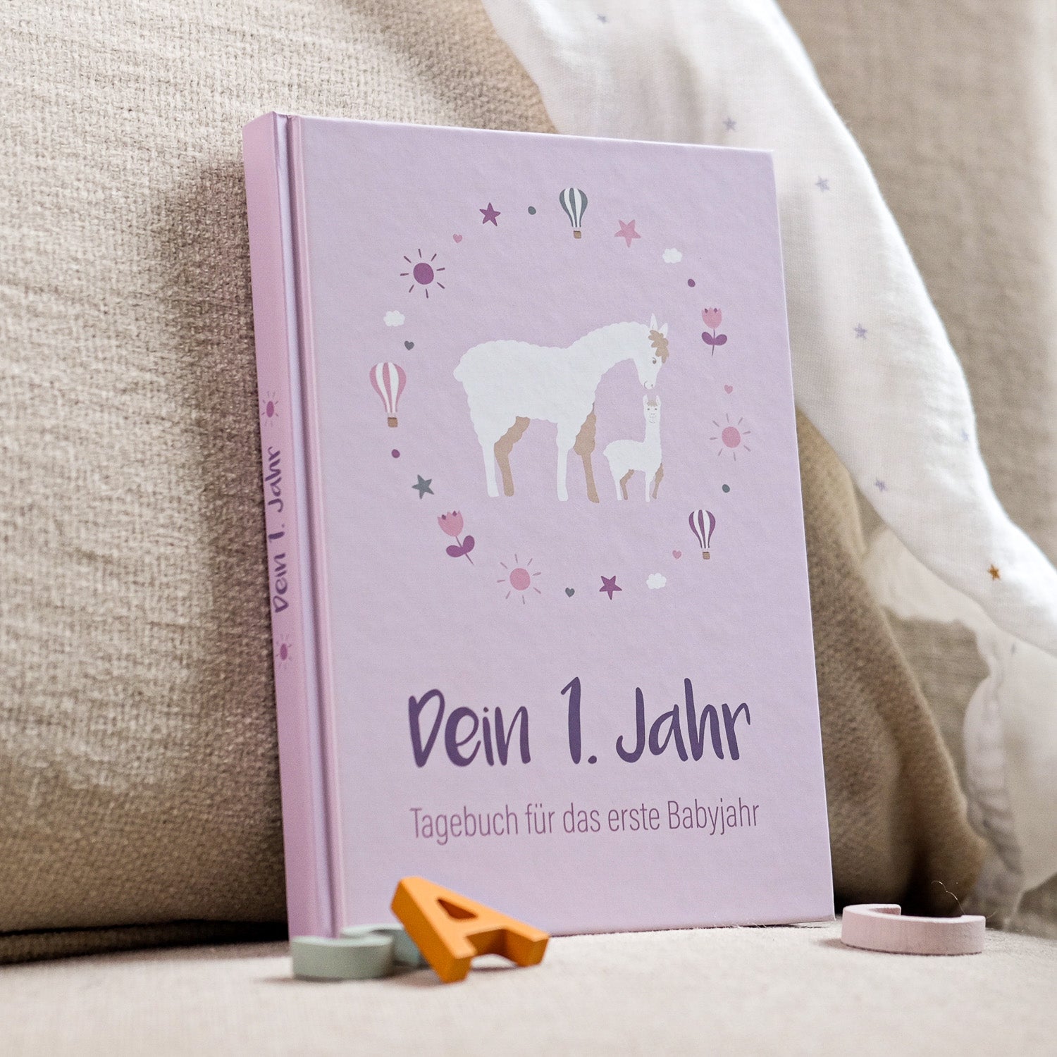 Baby-Tagebuch „Babys erstes Jahr" - Alpaka