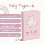 Baby-Tagebuch „Babys erstes Jahr" - Hase