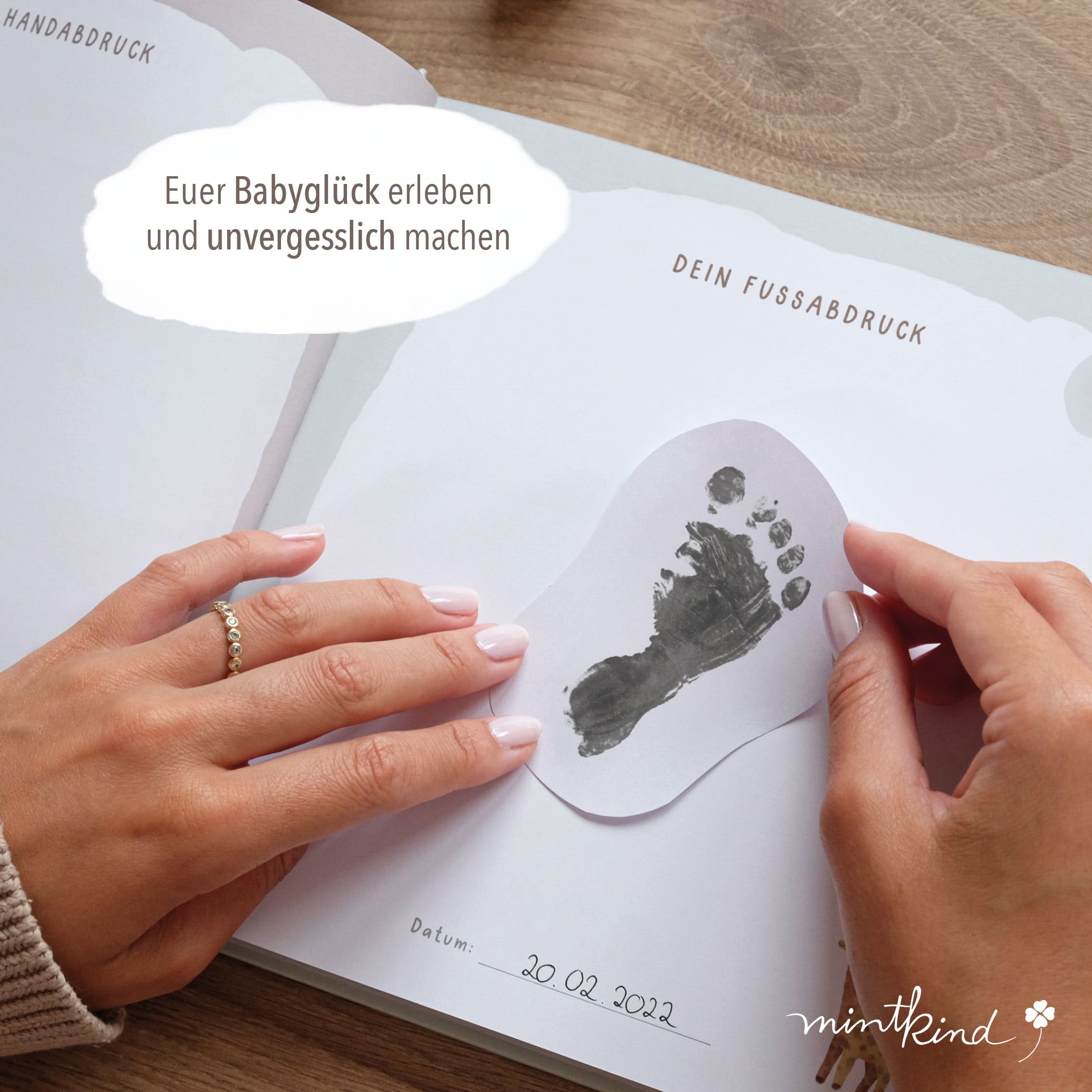 Babytagebuch „Mein erstes Lebensjahr" - Leinen