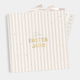 Babytagebuch Dein Erstes Jahr Beige Streifen 