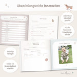 Babytagebuch Dein Erstes Jahr Beige Streifen 
