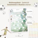 Belohnungsblock Motivationsblock Fussball