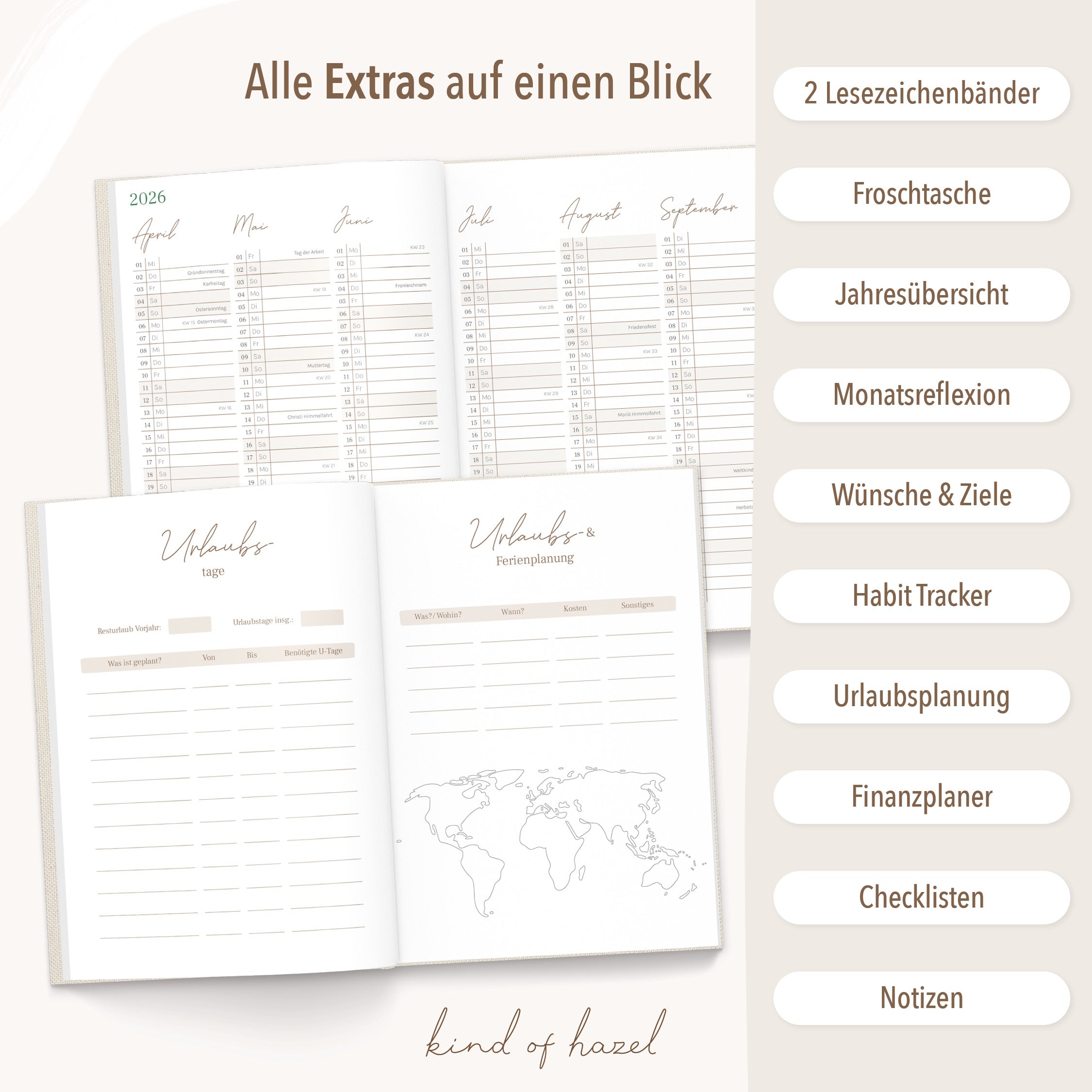 Buchkalender 2026 Dolce Vita