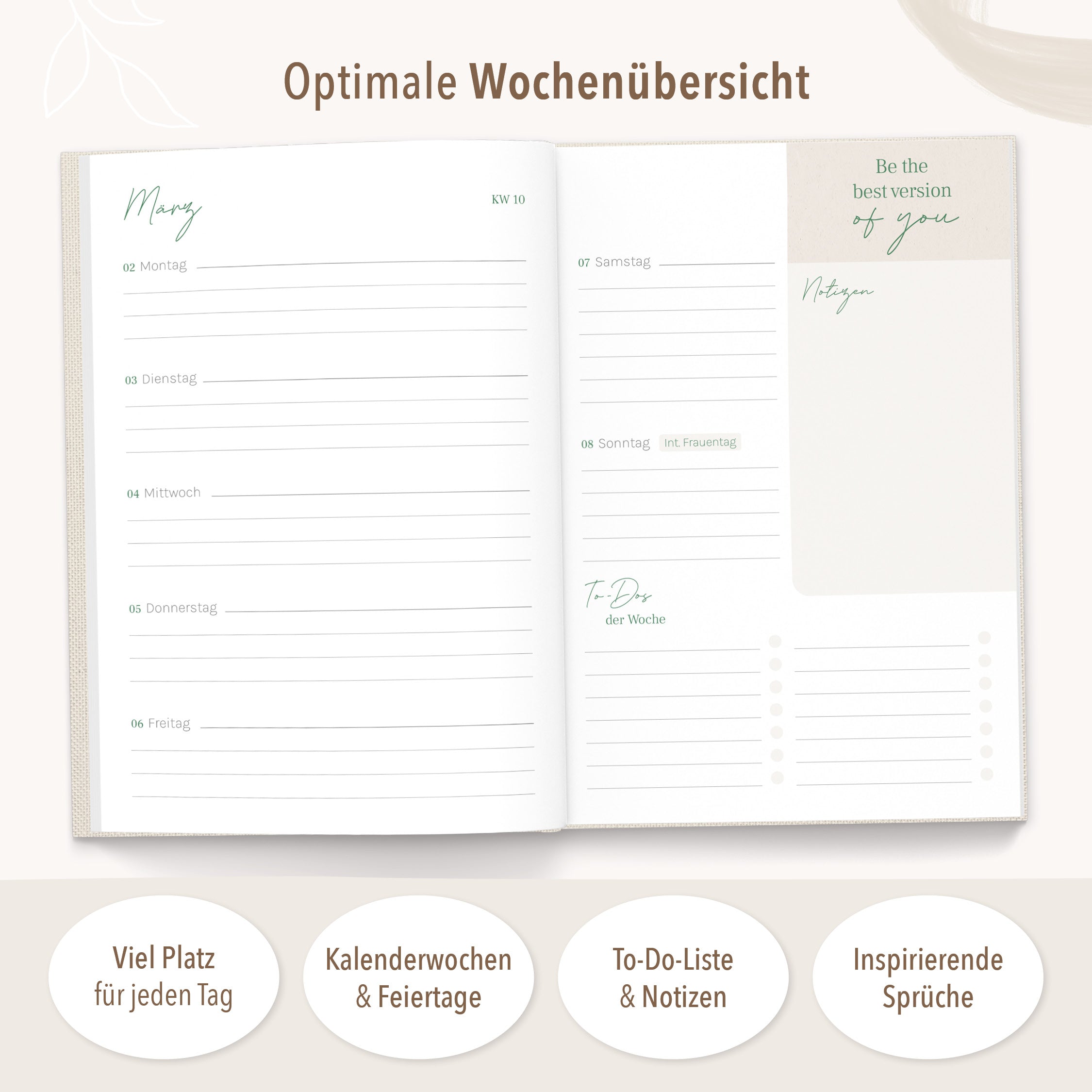 Planer 2026 A5 Beige