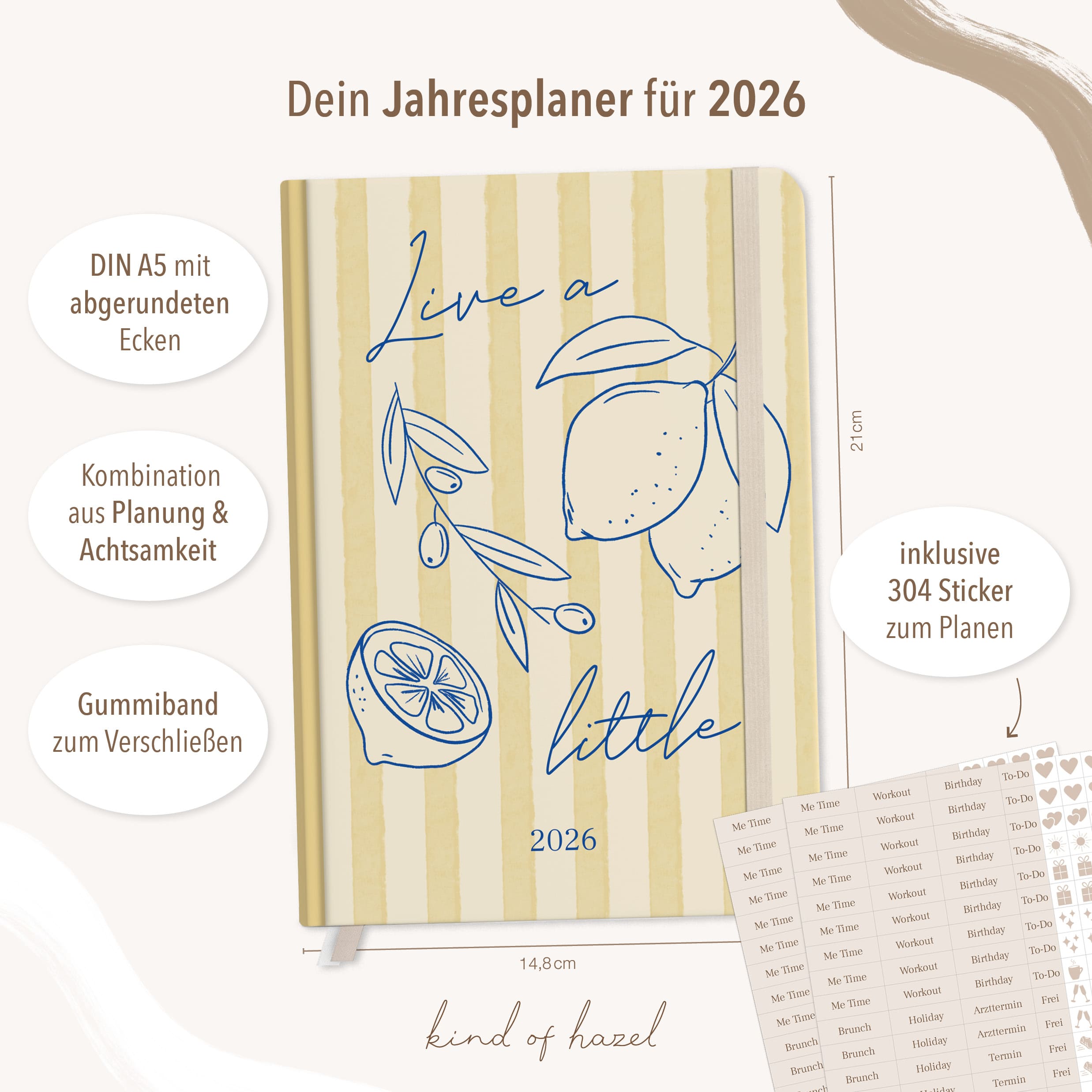 Buchkalender 2026 Dolce Vita