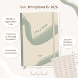 Buchkalender 2026 A5 Artsy