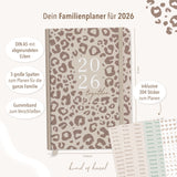 Buchkalender Familie 2026 A5 Leo 
