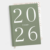 Planer 2026 A5 Green Grün 