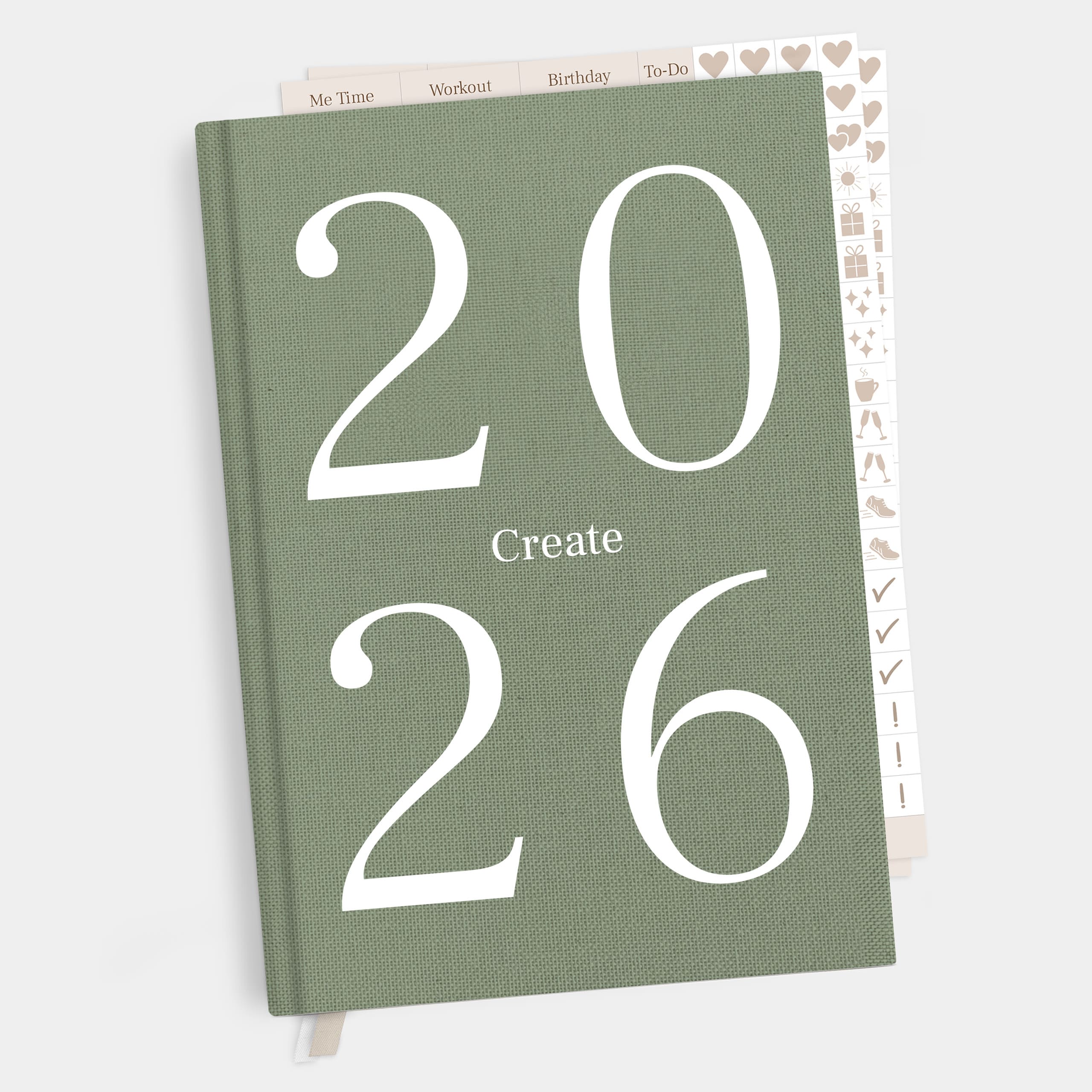 Planer 2026 A5 Green Grün 