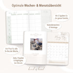 Buchkalender Familie 2026 A5 1 Woche 2 Seiten