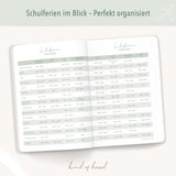 Buchkalender Familie 2026 A5 1 Woche 2 Seiten