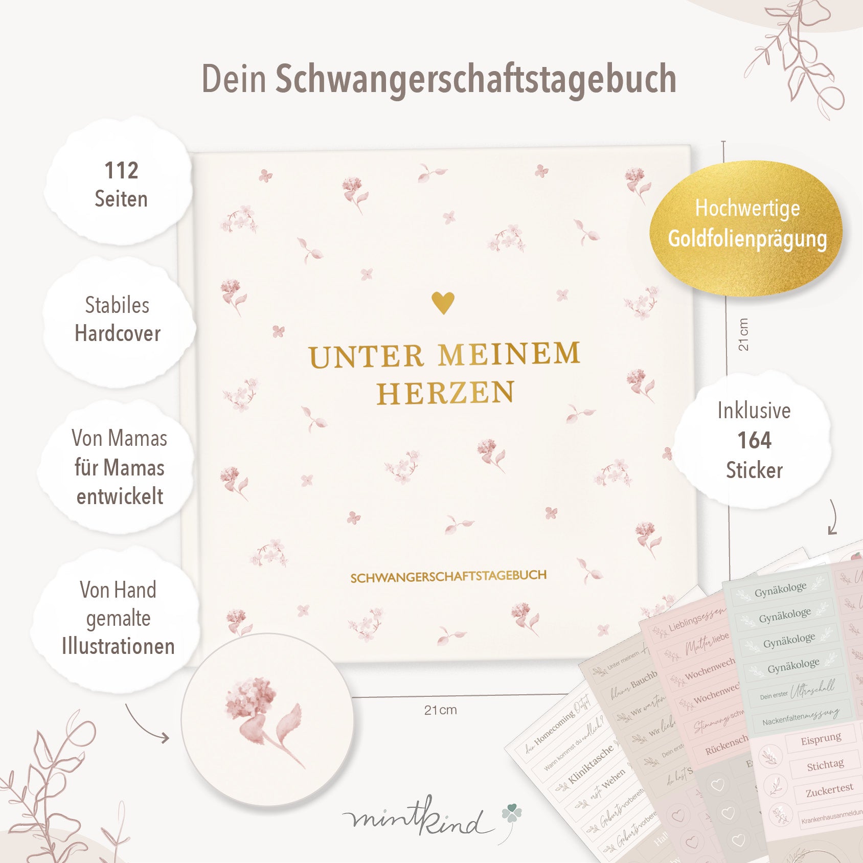 Geschenk Schwangerschaft Blumen