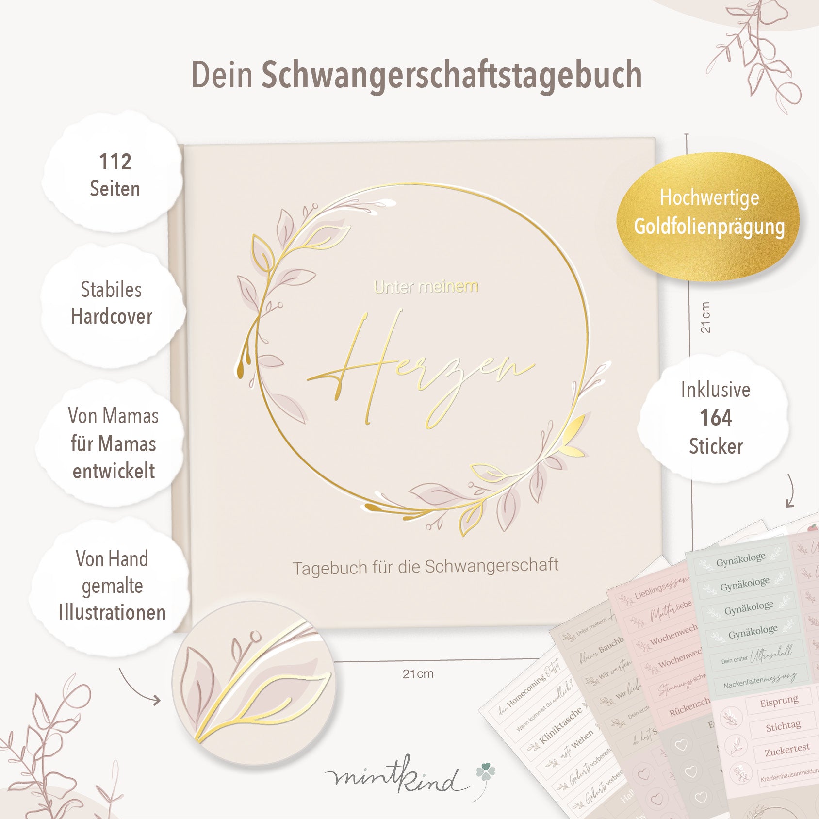 Schwangerschaft Bundle Beige