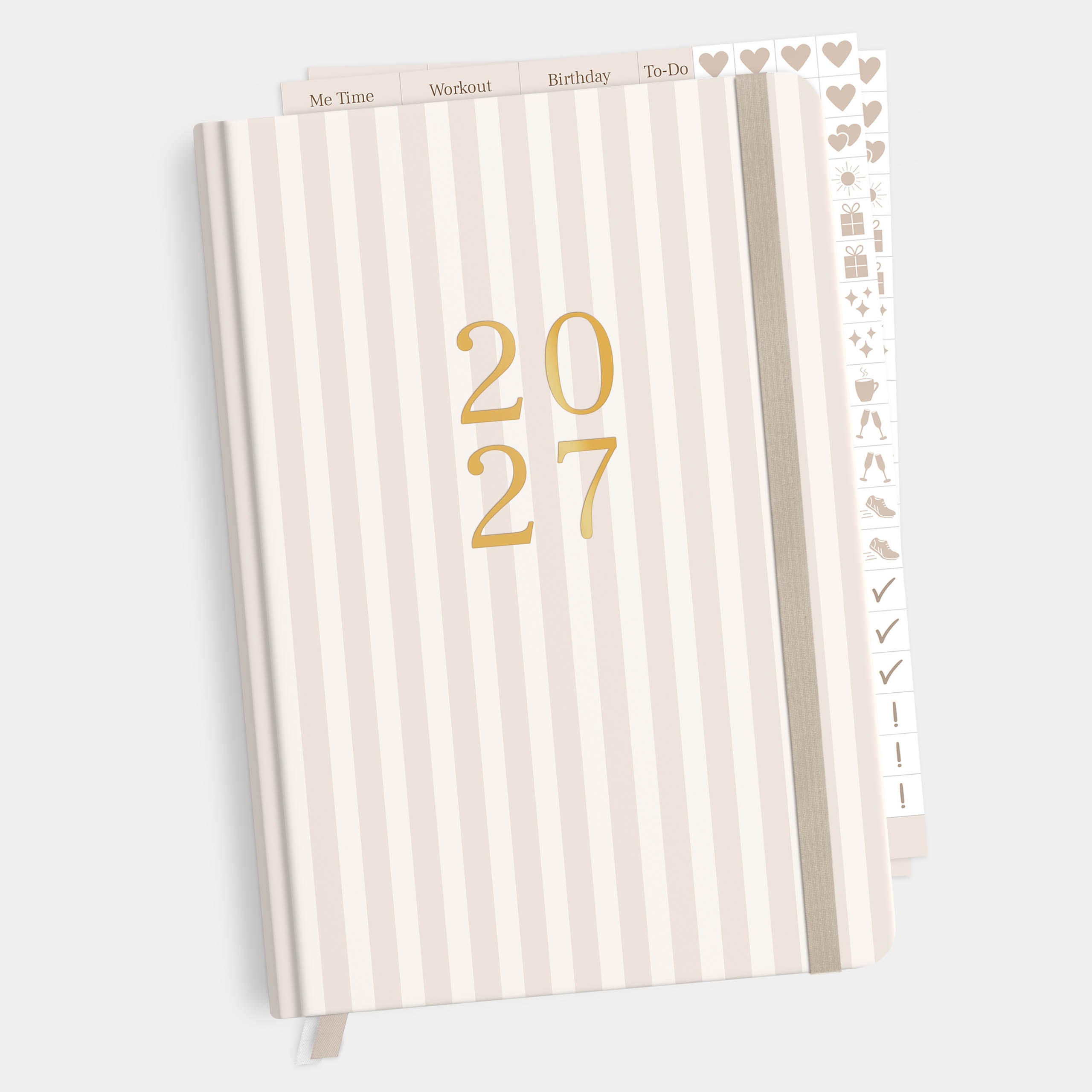 Planer Buchkalender 2027 Streifen