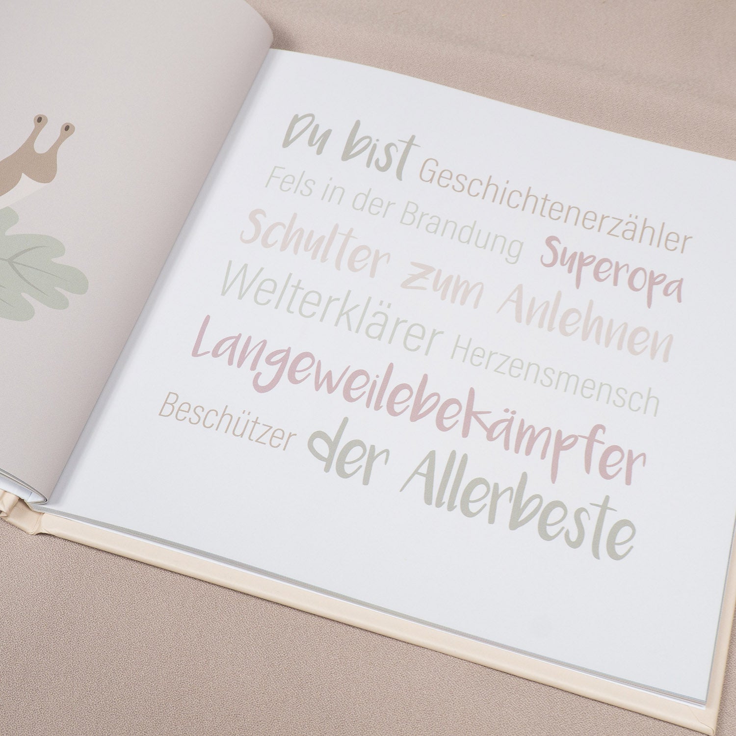Geschenkbuch - Opa, Du bist toll