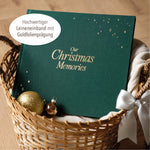 Erinnerungsbuch Weihnachten Familien grün
