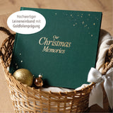 Erinnerungsbuch Weihnachten Familien grün