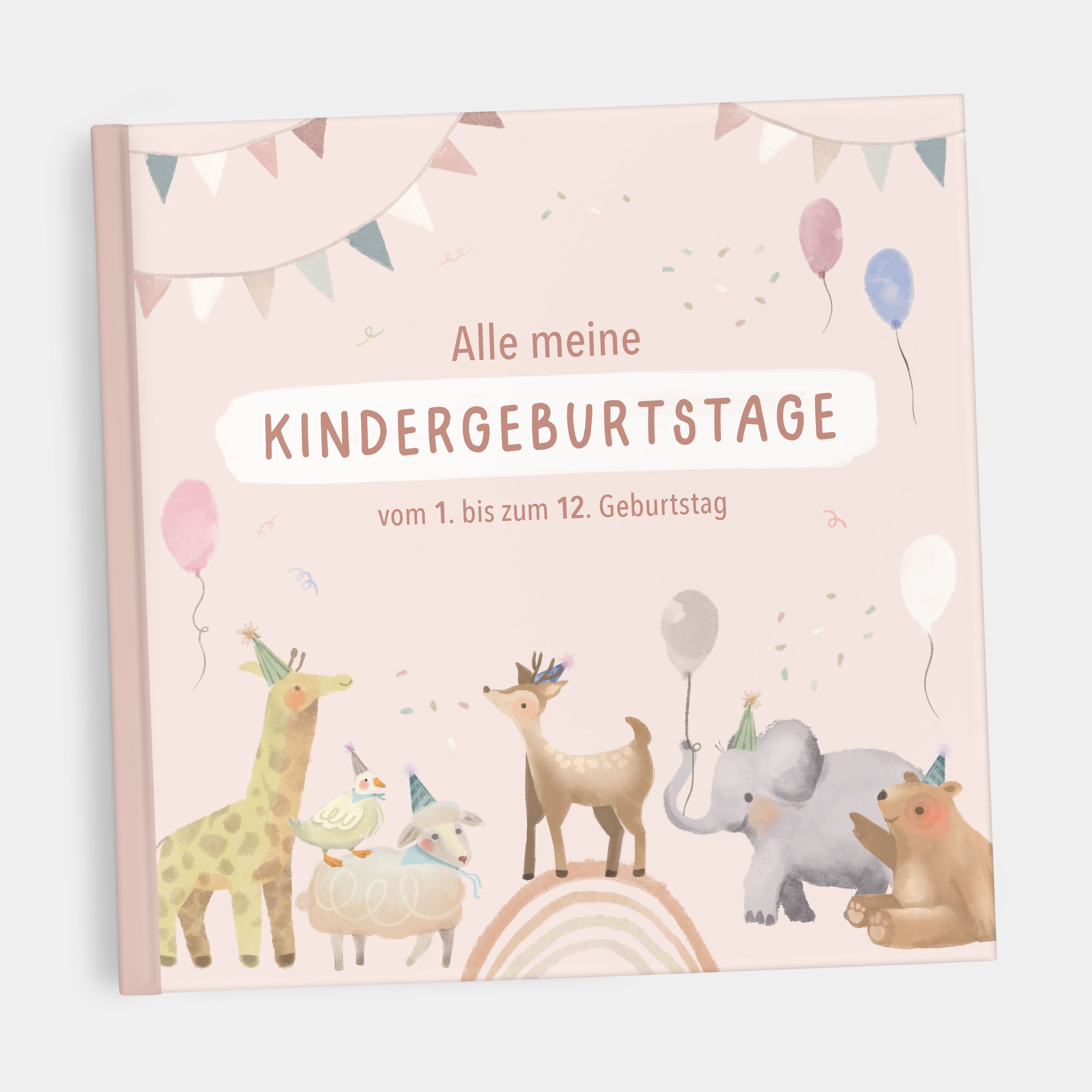 Erinnerungsalbum "Alle meine Kindergeburtstage" - rosa