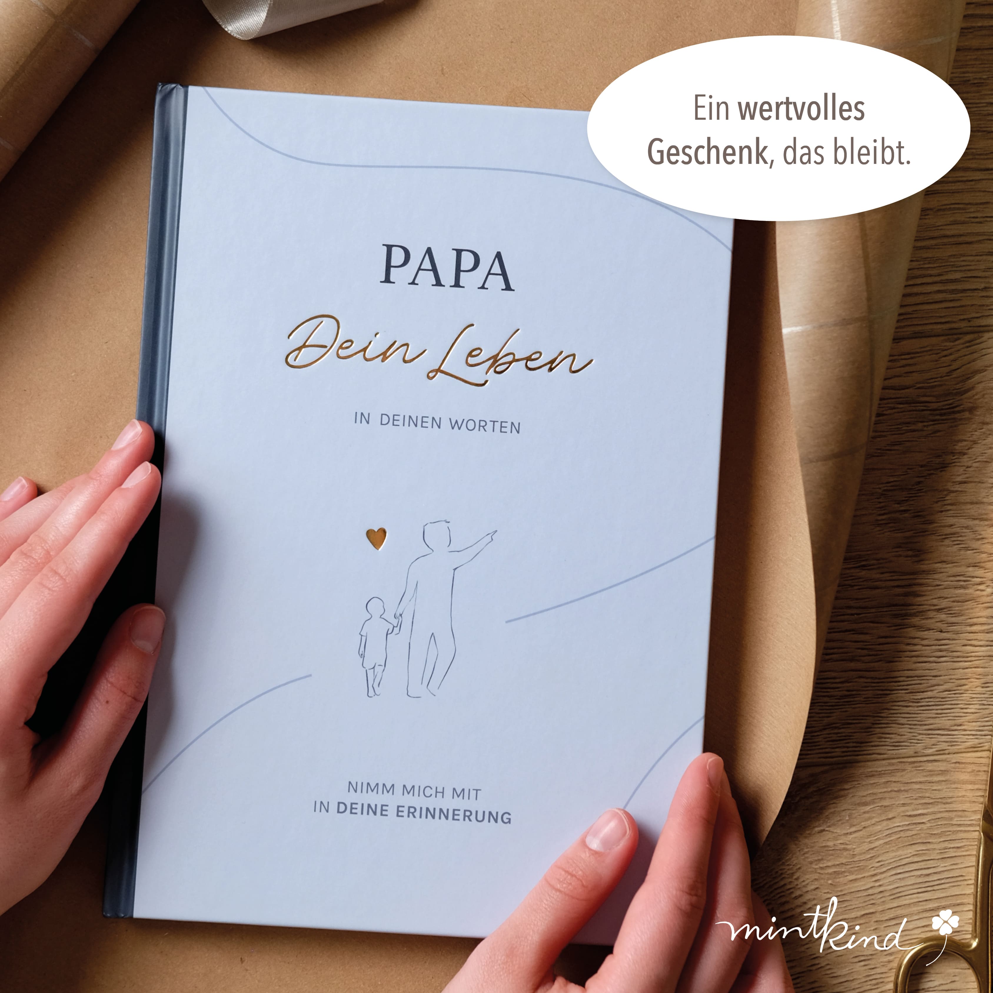 Erinnerungsbuch Leben Papa