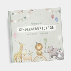 Erinnerungsalbum "Alle meine Kindergeburtstage" - salbei