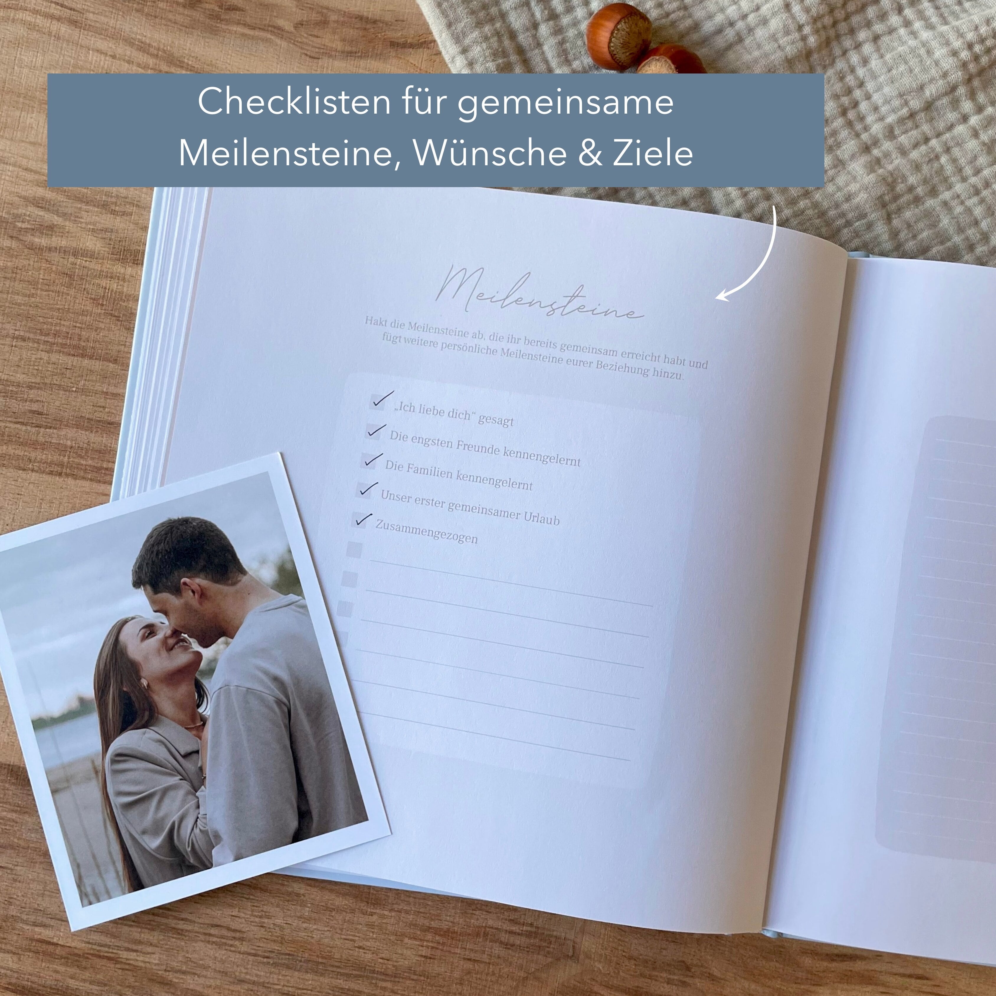Paarbuch zum Ausfüllen