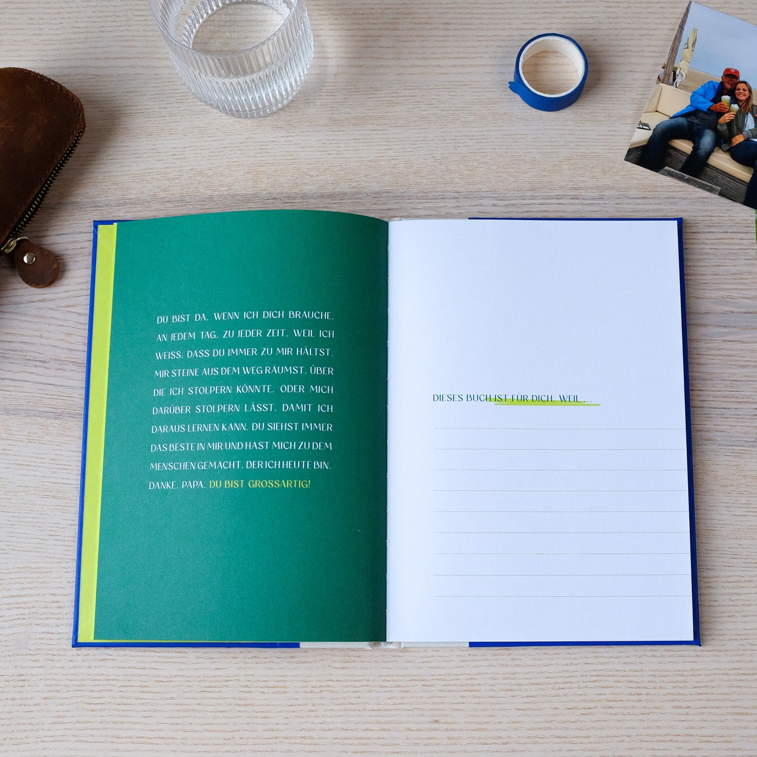 Papa Buch zum Ausfüllen