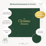 Erinnerungsbuch Weihnachten Familien grün