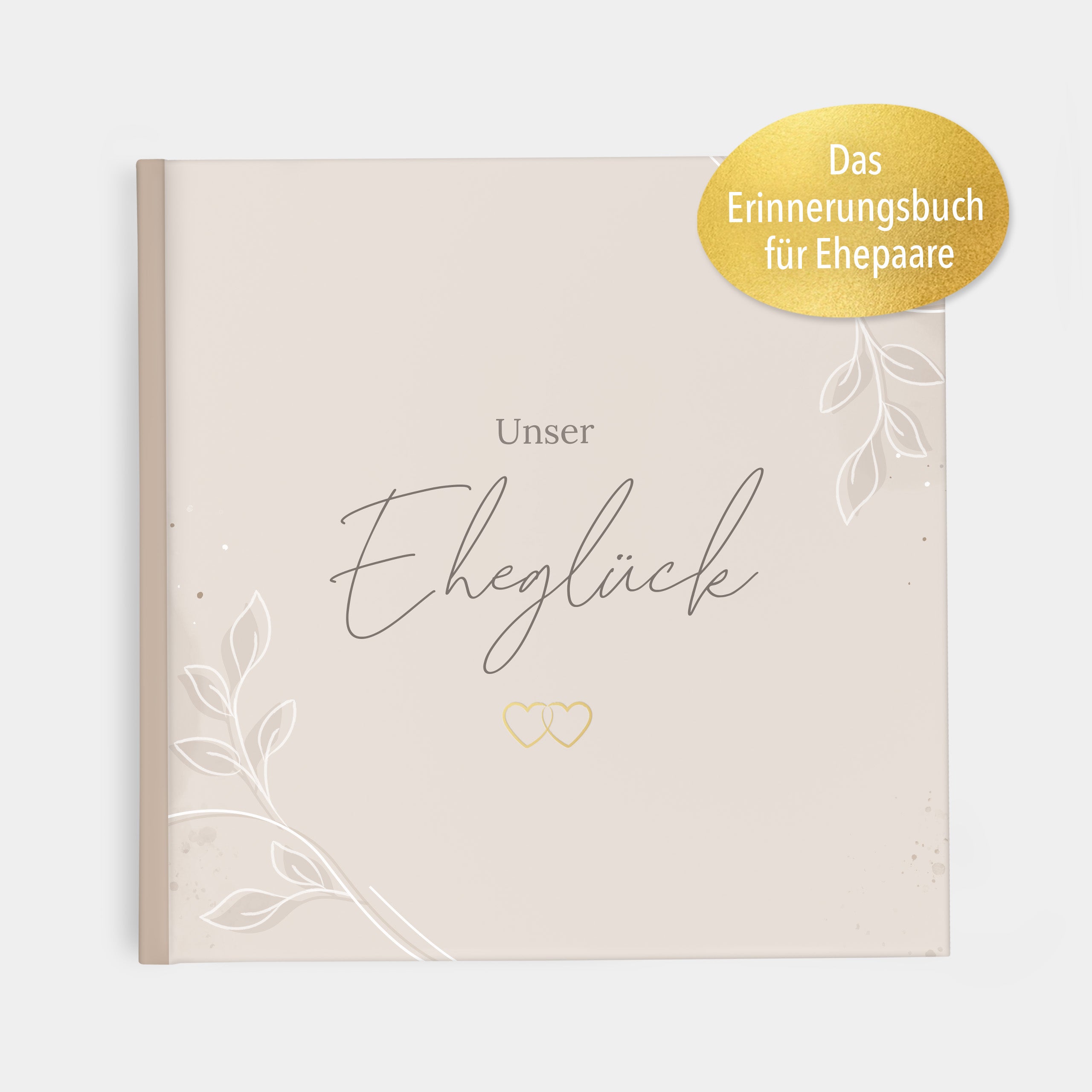 Erinnerungsbuch Hochzeitstage Beige