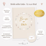 Erinnerungsbuch Briefe Baby Beige