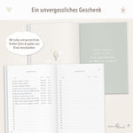 Erinnerungsbuch Briefe Baby Beige