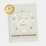 Erinnerungsbuch Briefe Baby Salbei