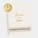 Erinnerungsbuch Briefe Baby Streifen
