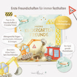 Freundebuch Fahrzeuge quadratisch groß 