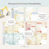 Freundebuch Fahrzeuge quadratisch groß 