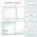 Freundebuch Fahrzeuge quadratisch groß 