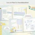 Freundebuch Fahrzeuge quadratisch groß 