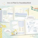 Freundebuch Fahrzeuge quadratisch groß 