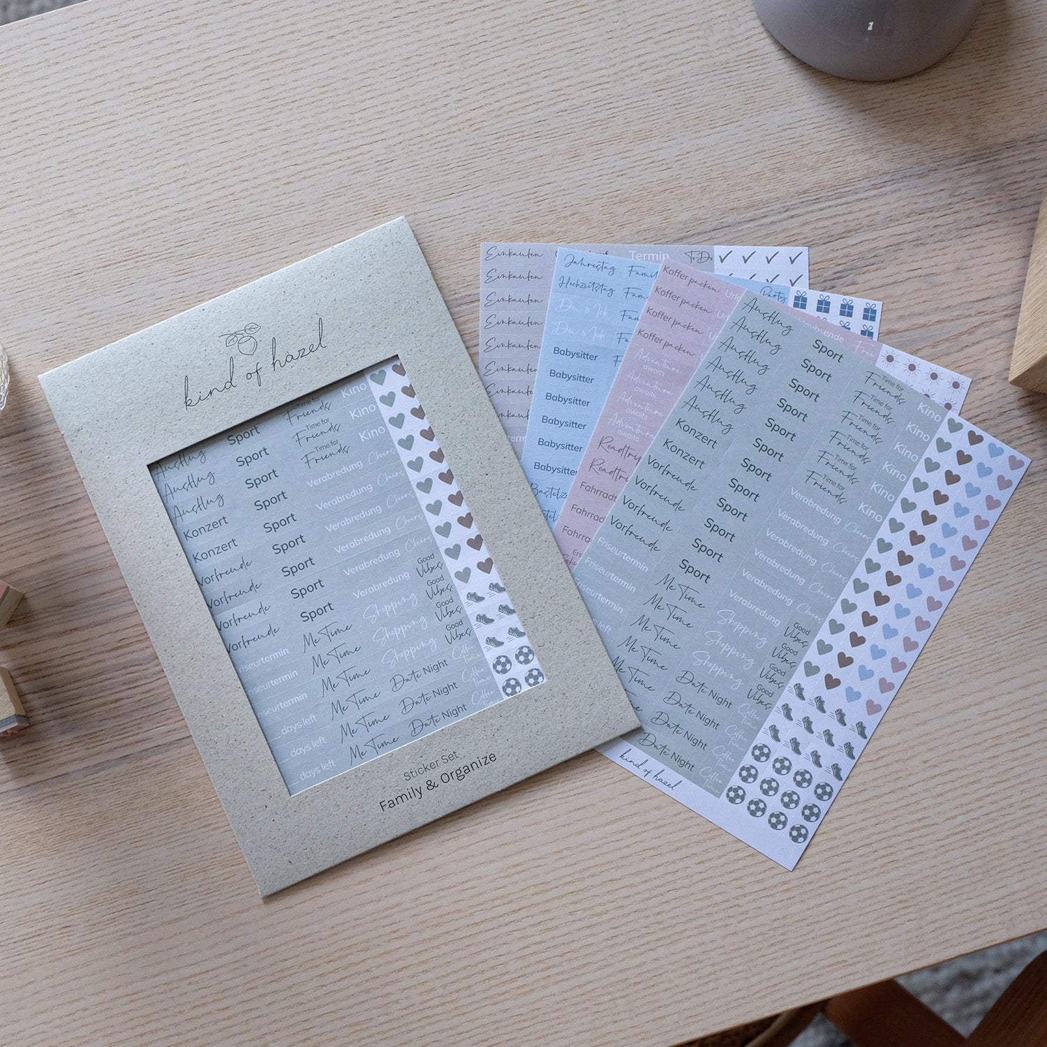 Familienplaner Sticker Set