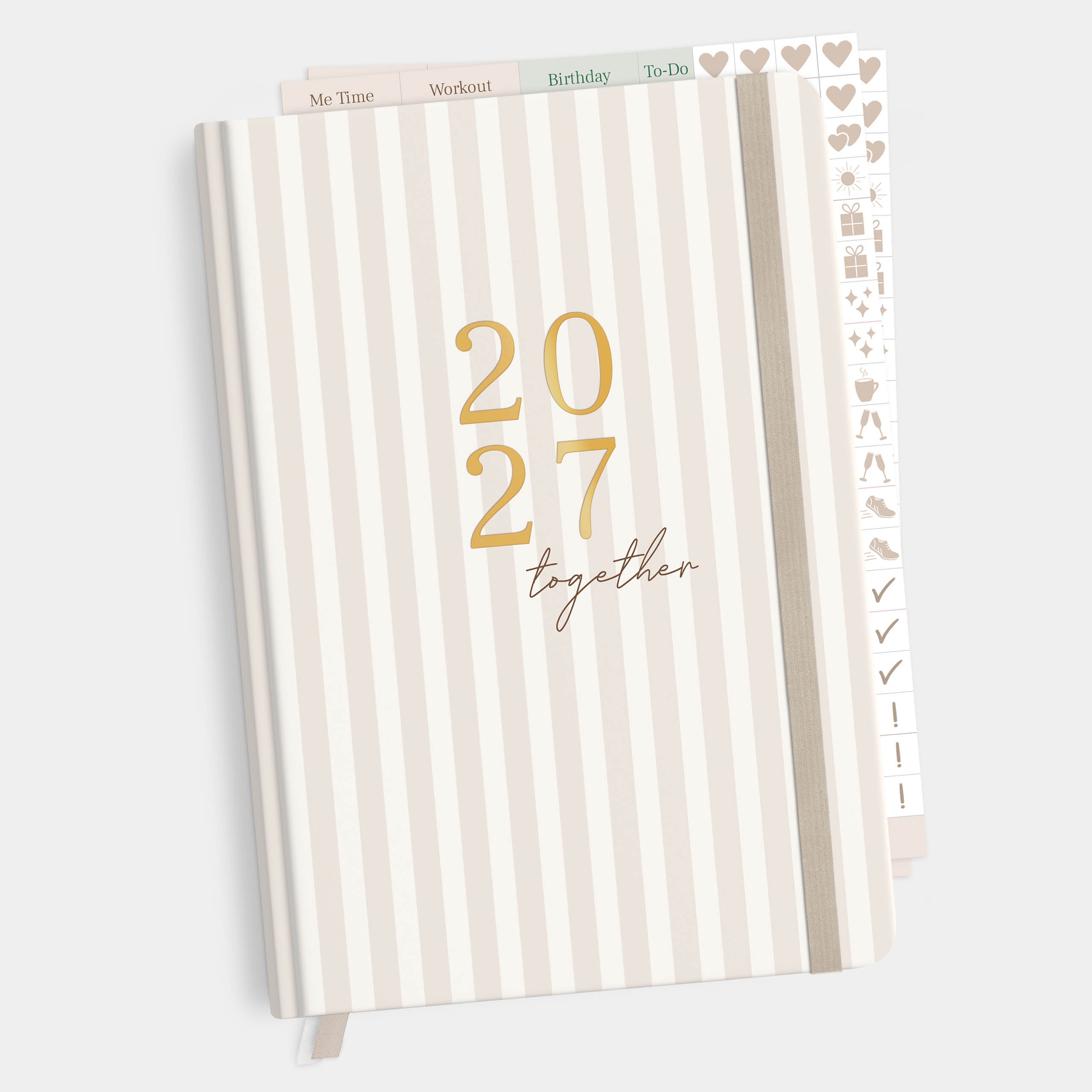 Familienplaner Kalender Streifen 2027