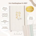 Familienplaner Kalender Streifen 2027